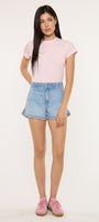 Reed High Rise Ruffle Hem Shorts - Official Kancan USA
