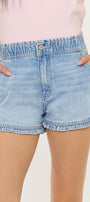 Reed High Rise Ruffle Hem Shorts - Official Kancan USA