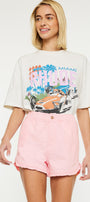 Reene High Rise Ruffle Hem Shorts - Official Kancan USA