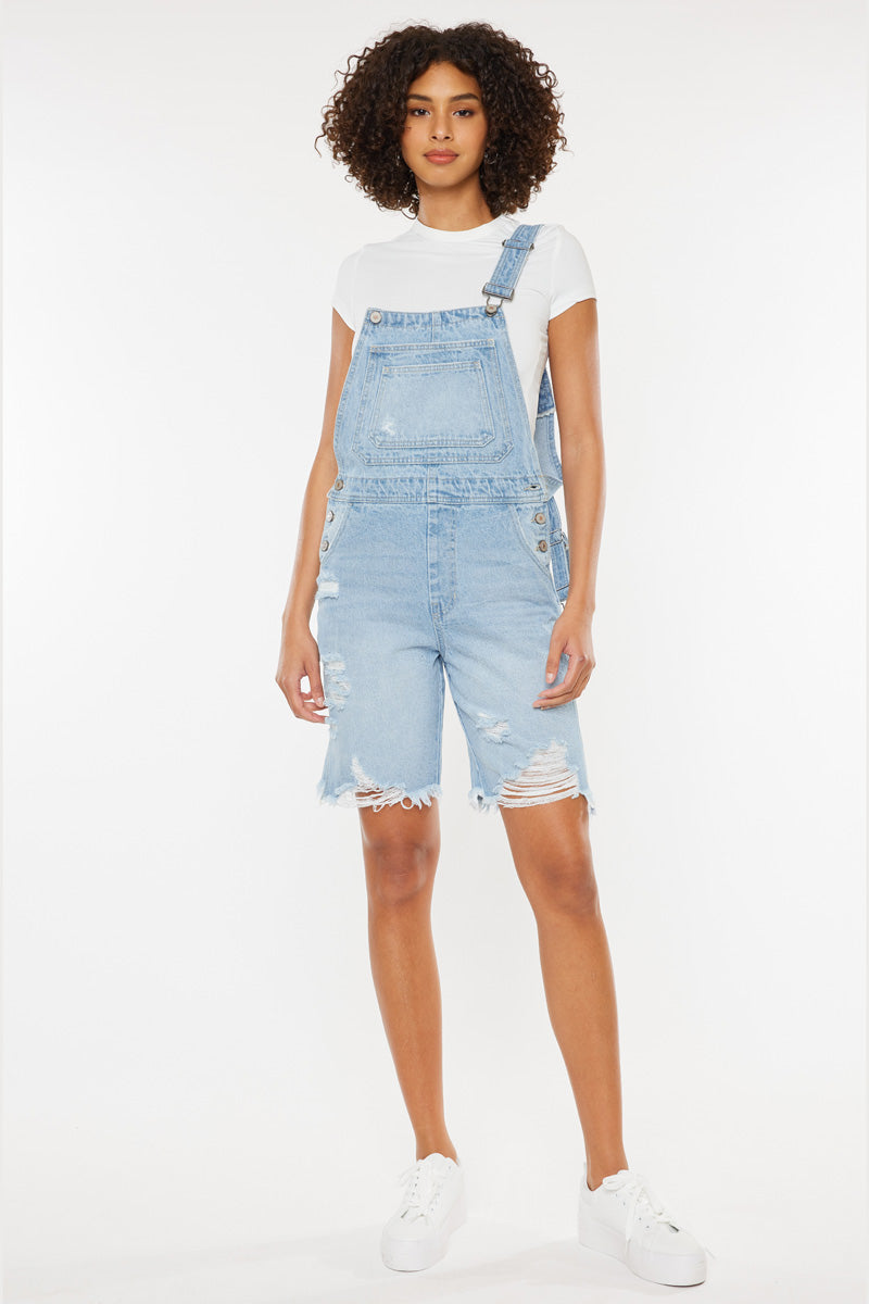 Maeve High Rise 90's Overall Shorts