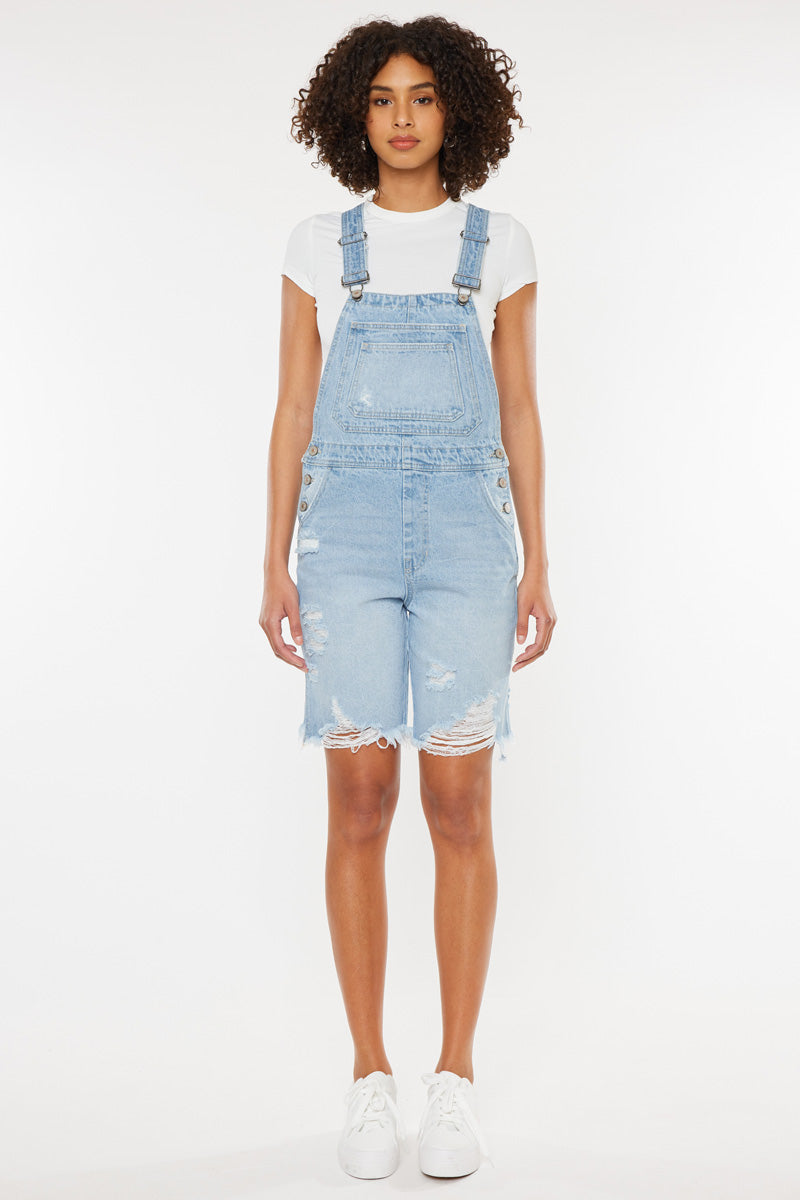 Maeve High Rise 90's Overall Shorts
