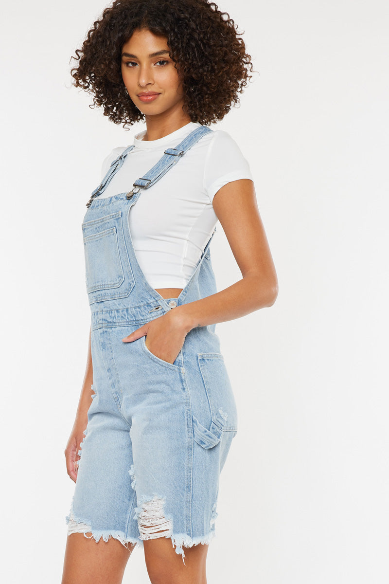Maeve High Rise 90's Overall Shorts