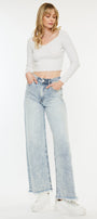 Colbie High Rise Wide Leg Jeans - Official Kancan USA