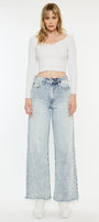 Colbie High Rise Wide Leg Jeans - Official Kancan USA