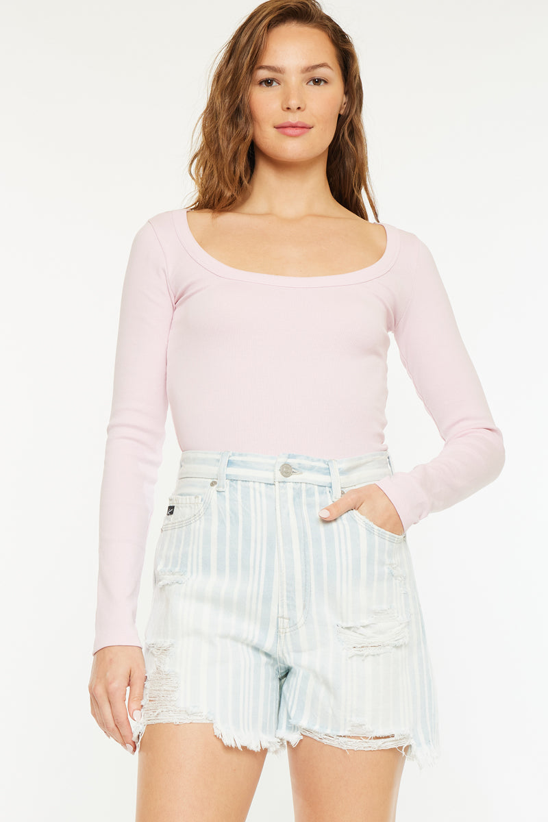 Viola Ultra High Rise 90's Boyfriend Shorts - Official Kancan USA