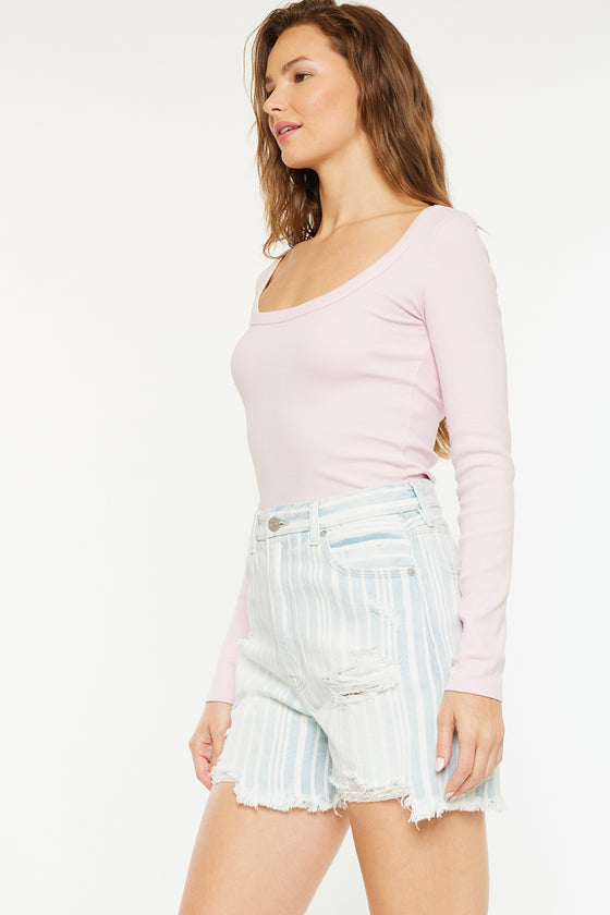 Viola Ultra High Rise 90's Boyfriend Shorts - Official Kancan USA