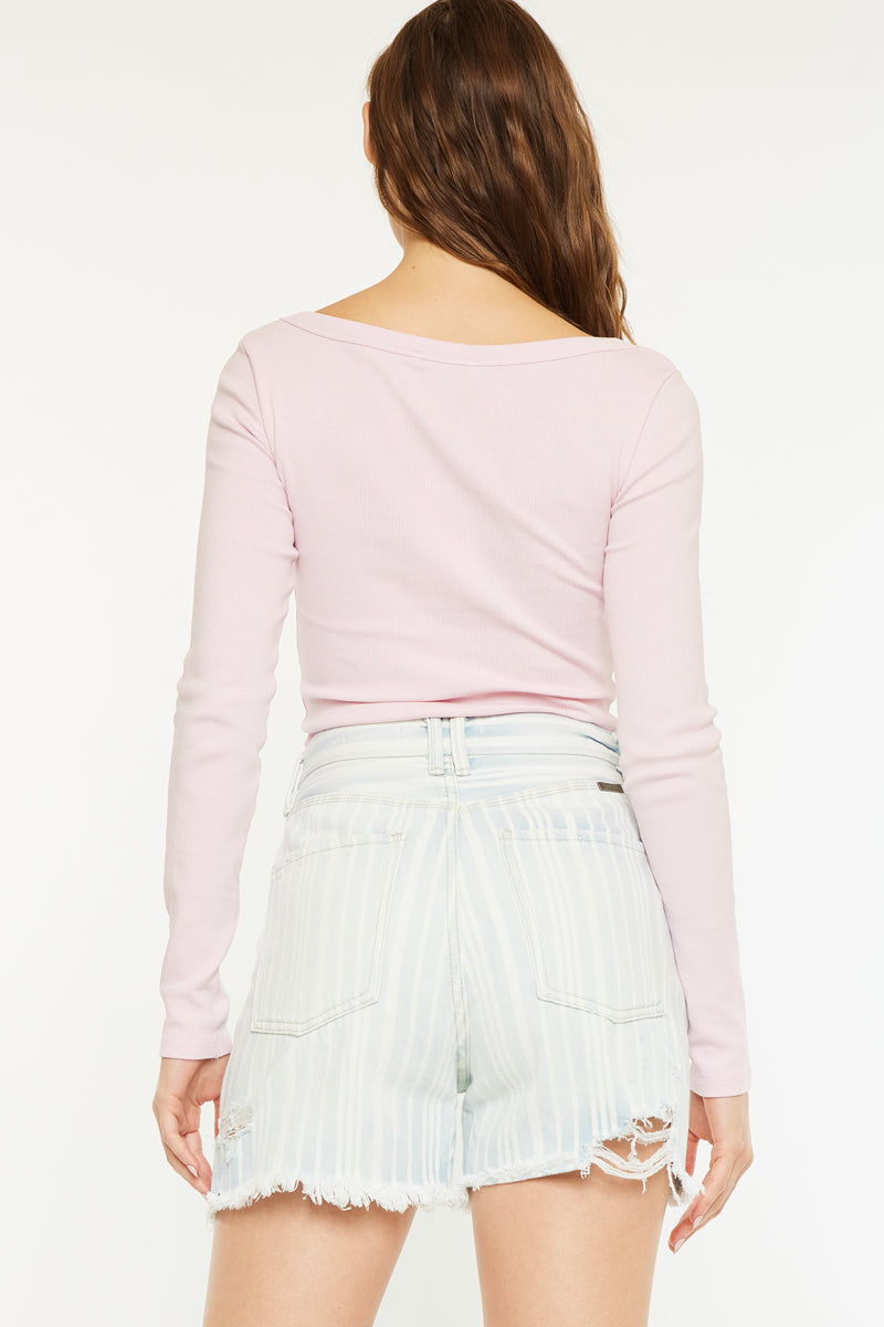 Viola Ultra High Rise 90's Boyfriend Shorts - Official Kancan USA