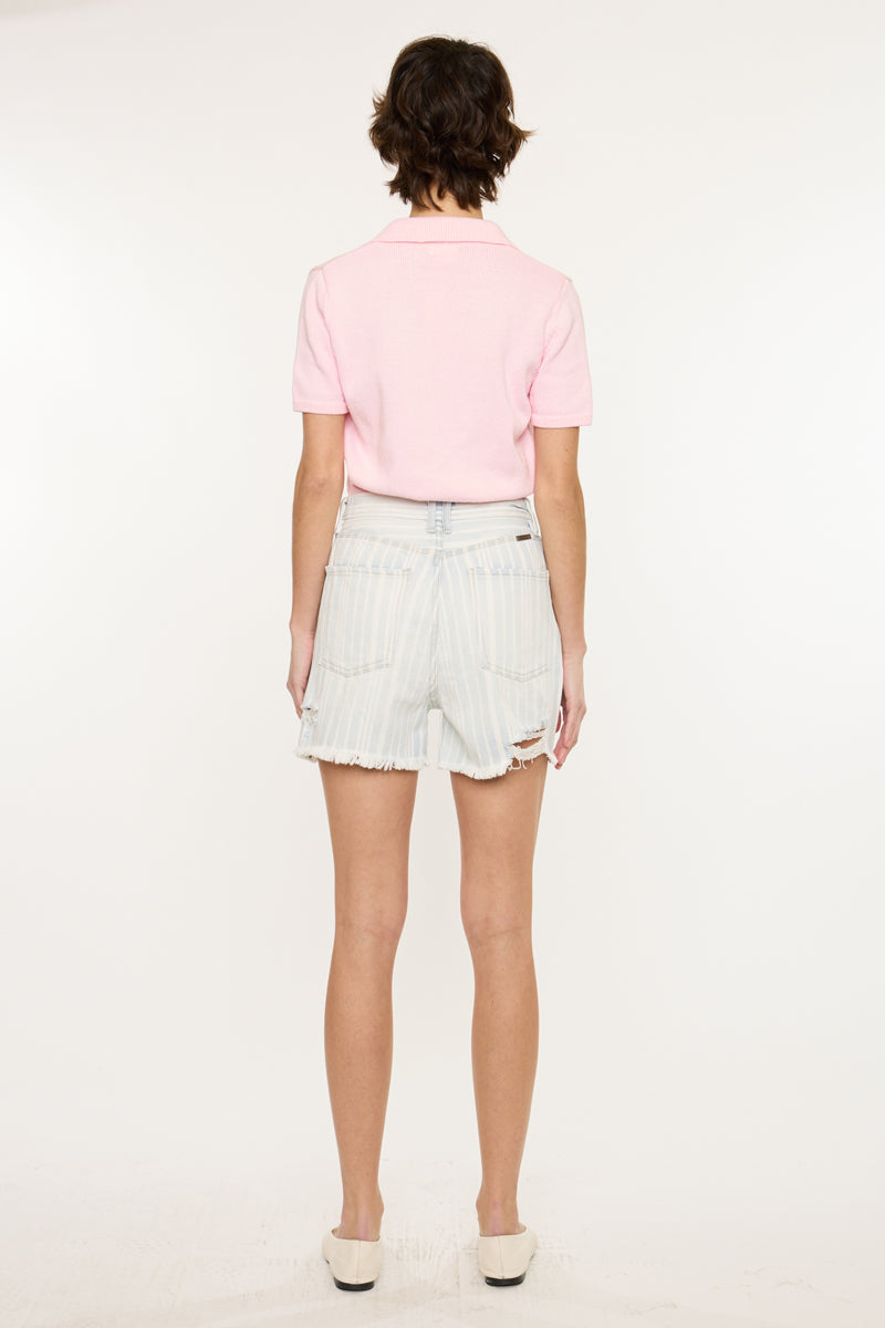 Viola Ultra High Rise 90's Boyfriend Shorts - Official Kancan USA