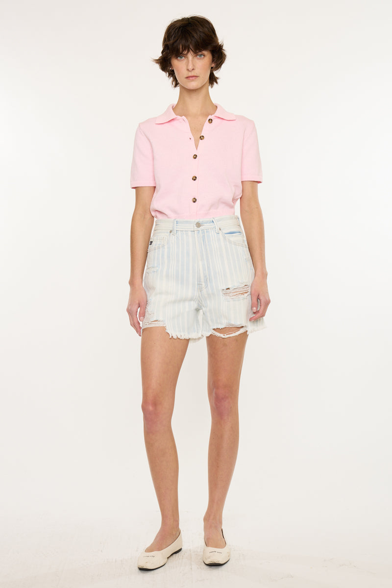 Viola Ultra High Rise 90's Boyfriend Shorts - Official Kancan USA