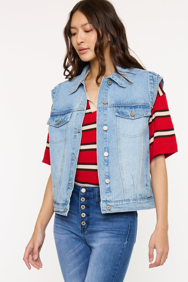 Joey Oversized 80's Vest - Official Kancan USA