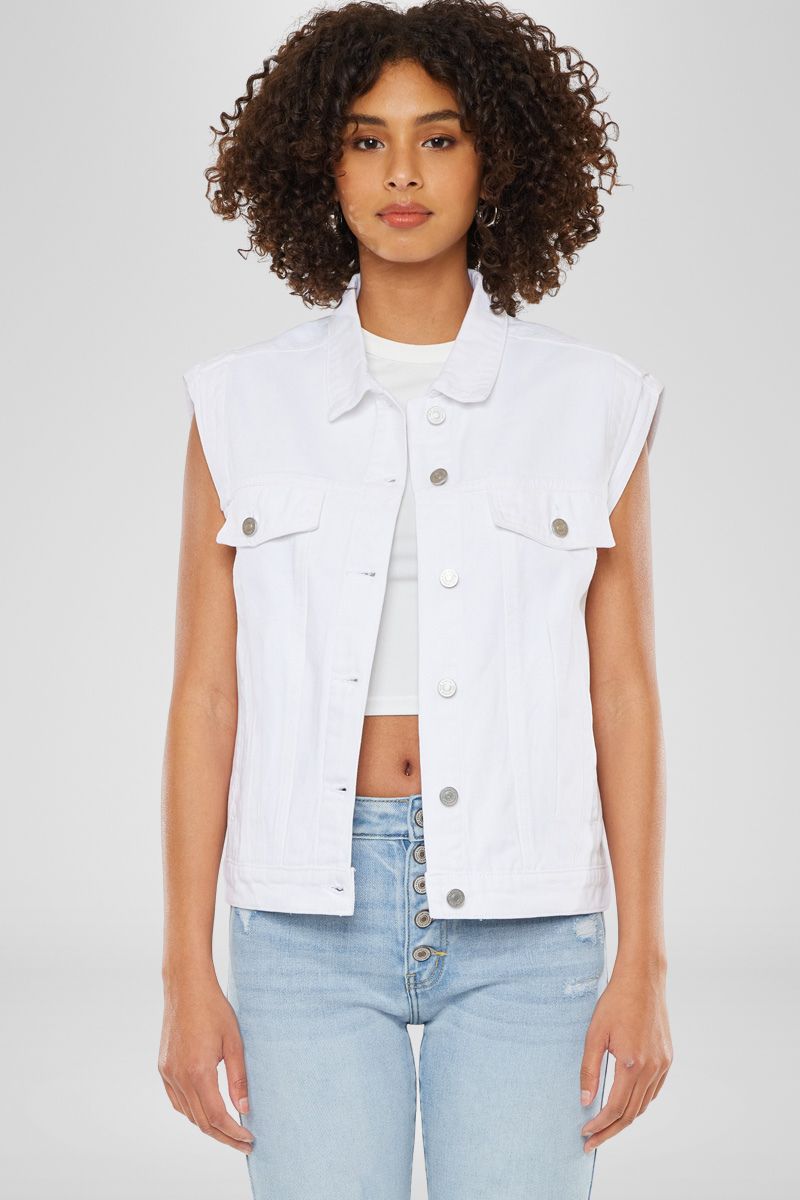Joey Oversized 80's Vest – Retro Bold Layer – Kancan USA