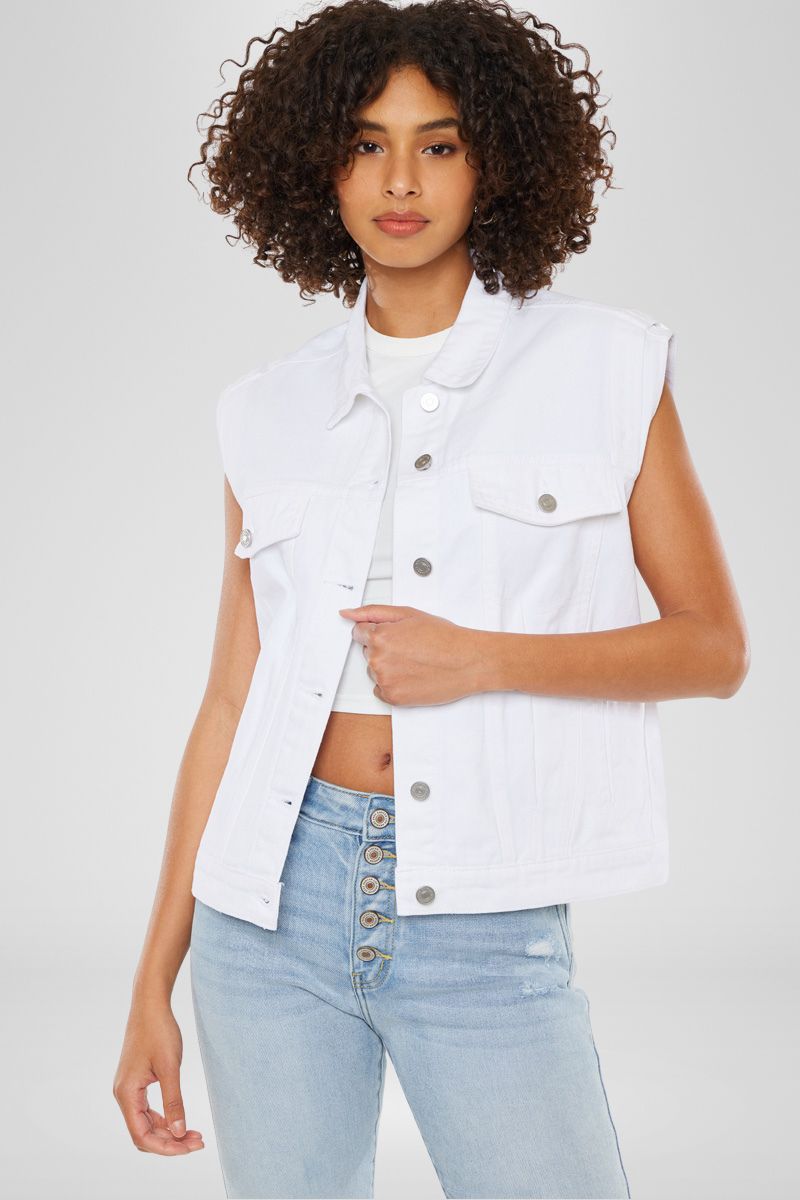 Joey Oversized 80's Vest – Retro Bold Layer – Kancan USA