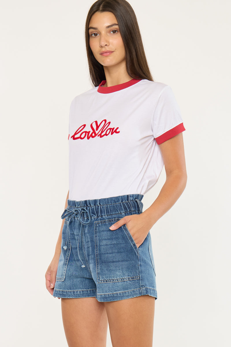 Maisy Ultra High Paper Bag Shorts - Official Kancan USA