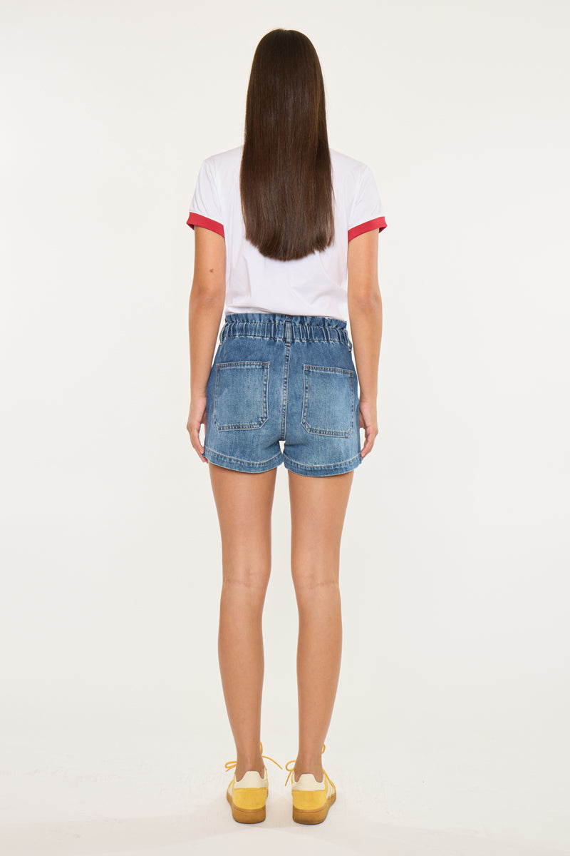 Maisy Ultra High Paper Bag Shorts - Official Kancan USA