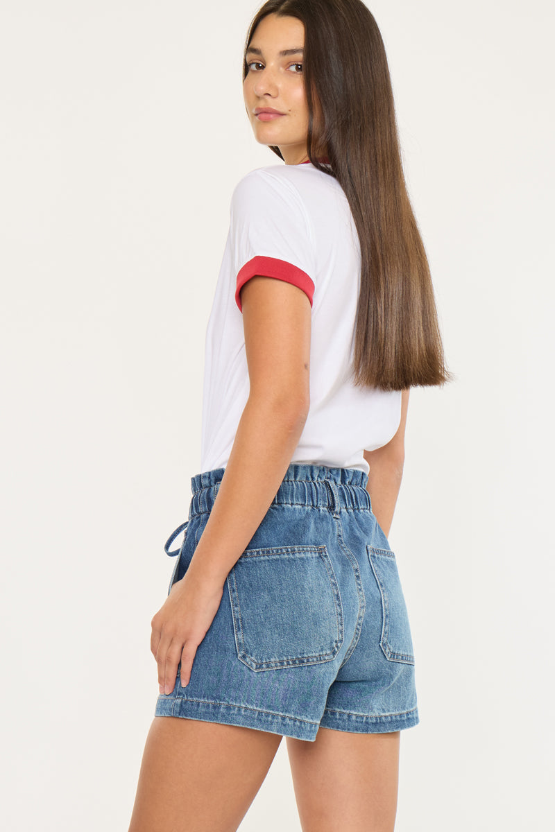 Maisy Ultra High Paper Bag Shorts - Official Kancan USA