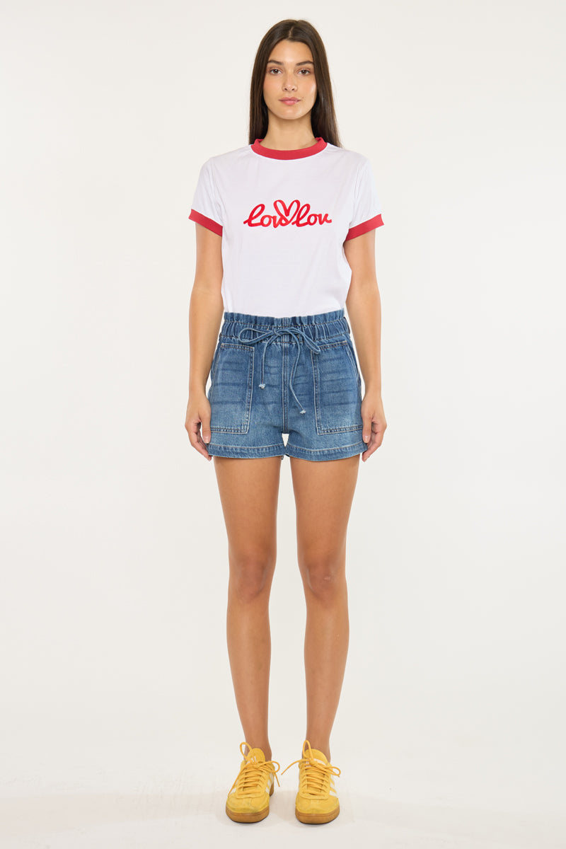 Maisy Ultra High Paper Bag Shorts - Official Kancan USA