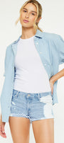 Pluto Mid Rise Teaspoon Shorts - Official Kancan USA