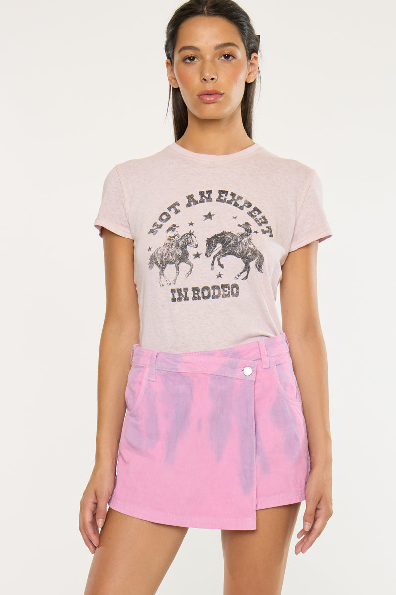 Amara High Rise Corduroy Skort