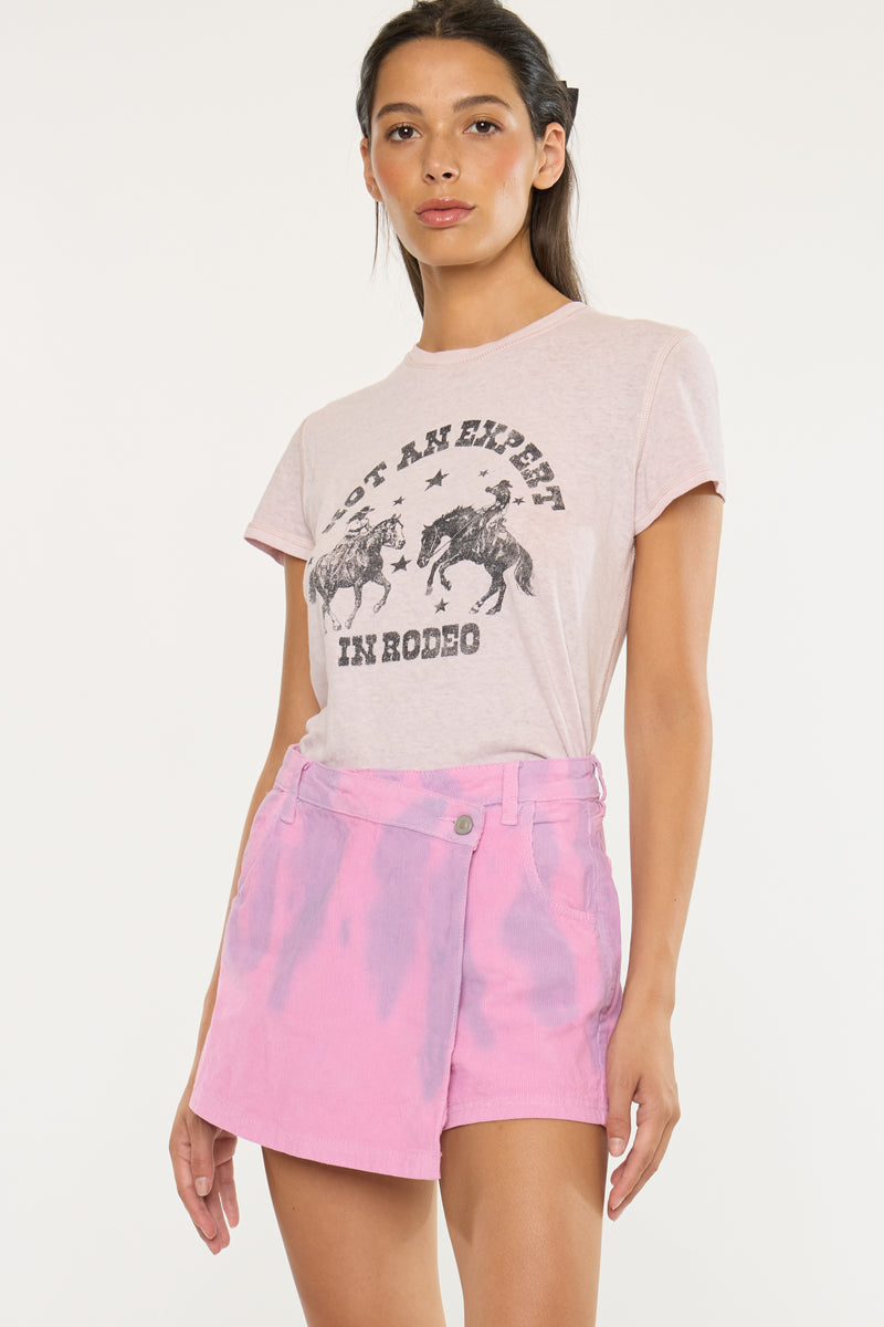 Amara High Rise Corduroy Skort