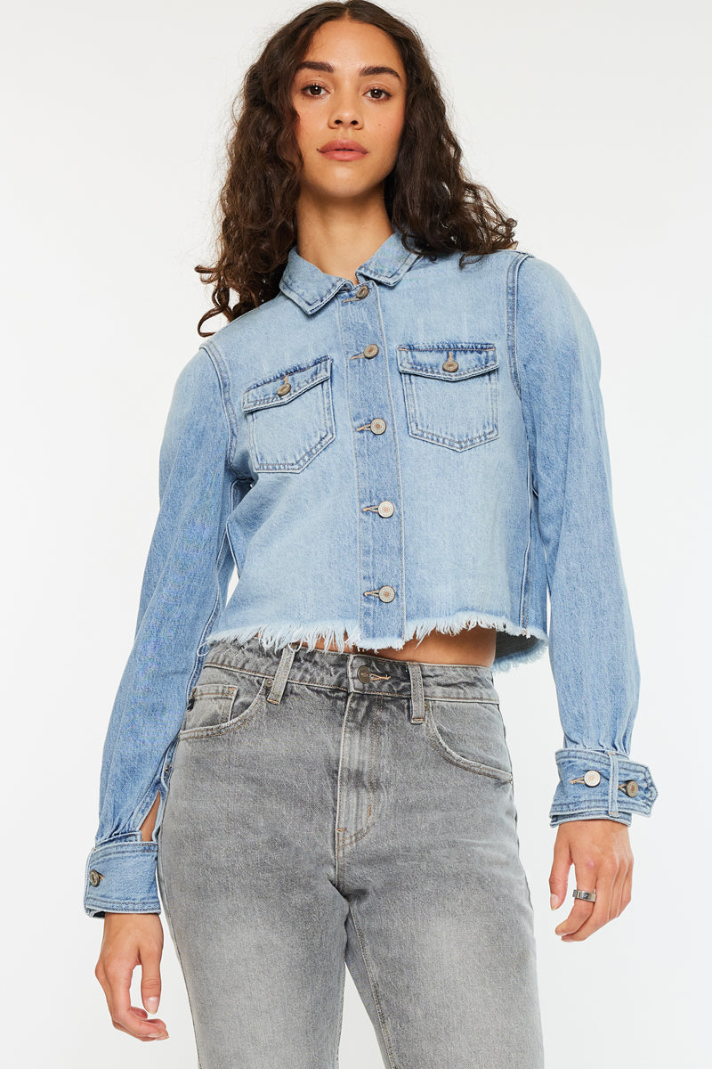Yuri Cropped Shacket - Official Kancan USA