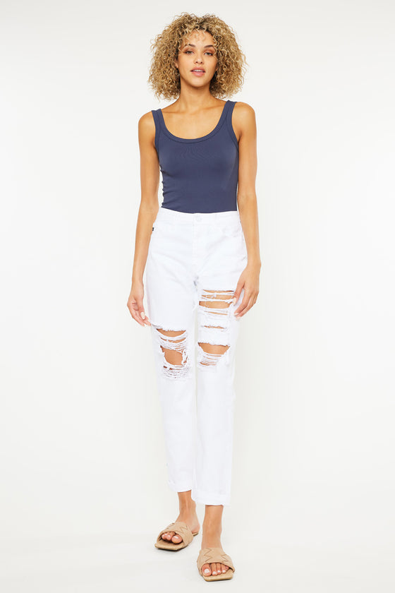 Hope High Rise Mom Jeans - Official Kancan USA