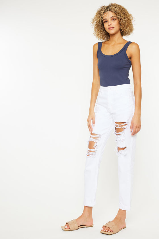 Hope High Rise Mom Jeans - Official Kancan USA