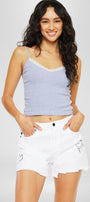 Ambrosia High Rise Mom Shorts - Official Kancan USA
