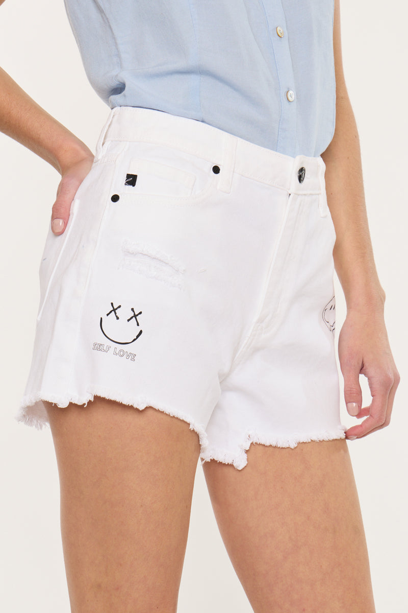 Ambrosia High Rise Mom Shorts - Official Kancan USA