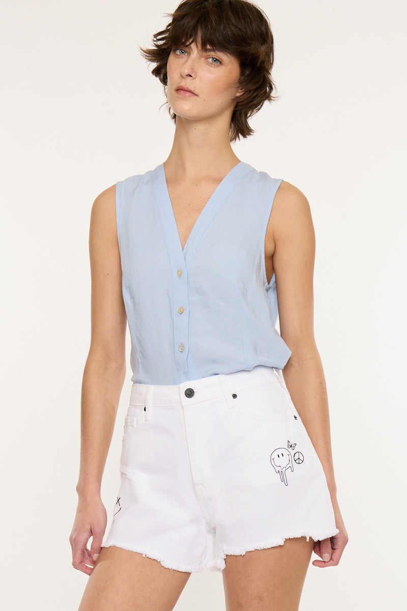 Ambrosia High Rise Mom Shorts - Official Kancan USA