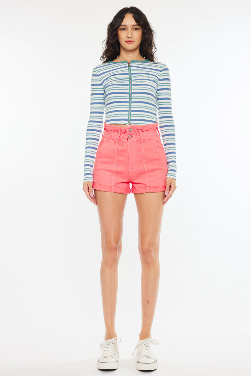 Norma High Rise Paperbag Shorts - Official Kancan USA