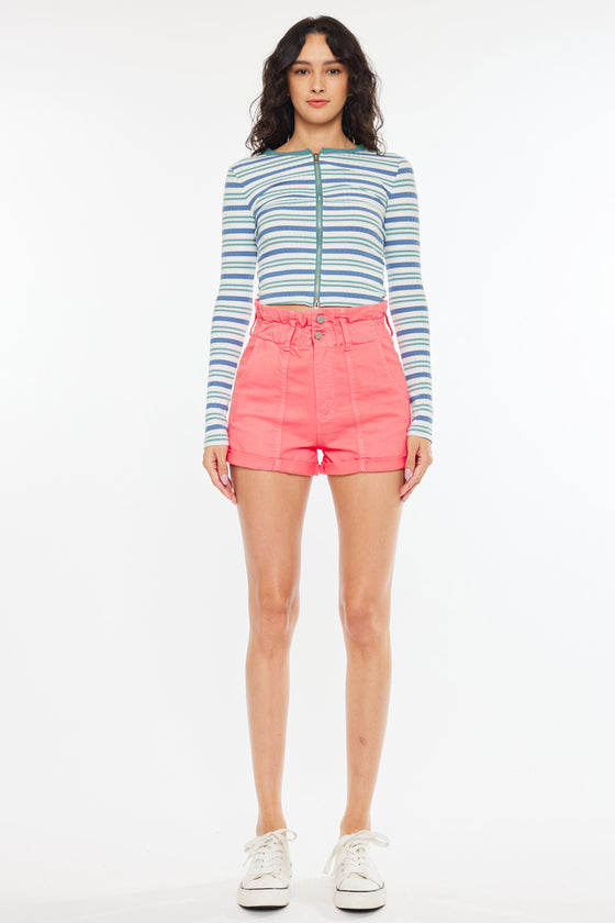 Norma High Rise Paperbag Shorts - Official Kancan USA