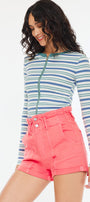 Norma High Rise Paperbag Shorts - Official Kancan USA