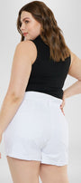 Soledad High Rise Paperbag Shorts (Plus Size) - Official Kancan USA