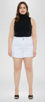 Soledad High Rise Paperbag Shorts (Plus Size) - Official Kancan USA