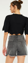Ariya Ultra High Rise 90's Boyfriend Shorts - Official Kancan USA