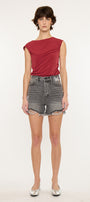 Ariya Ultra High Rise 90's Boyfriend Shorts - Official Kancan USA