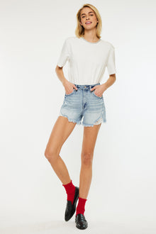  Sky High Rise Mom Shorts - Official Kancan USA