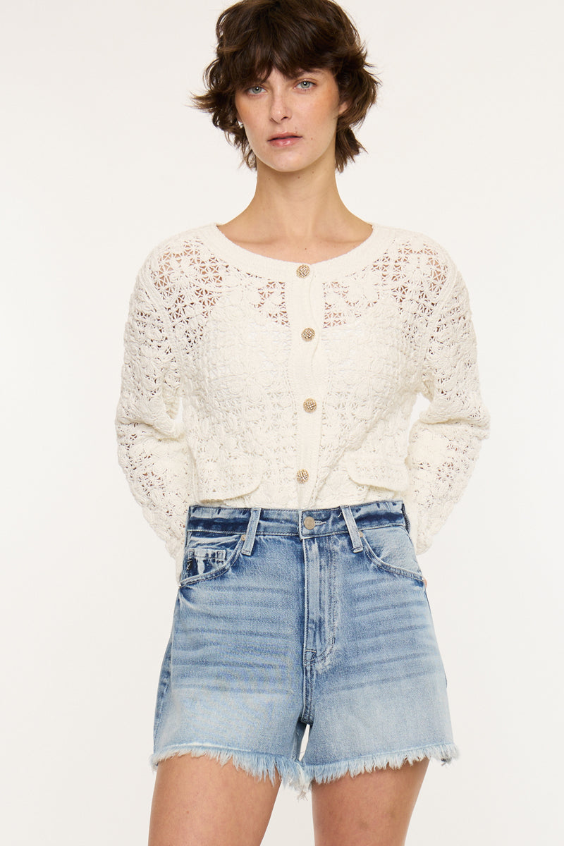 Danni High Rise Mom Shorts - Official Kancan USA