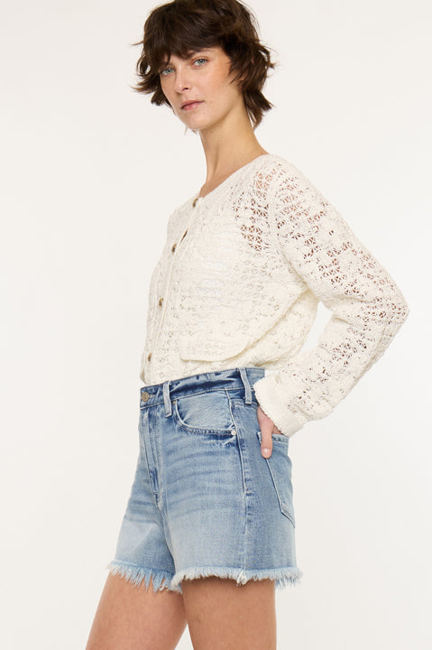 Danni High Rise Mom Shorts - Official Kancan USA