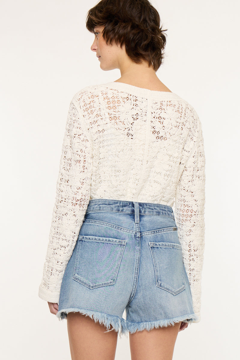 Danni High Rise Mom Shorts - Official Kancan USA