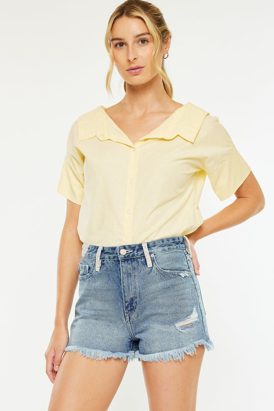 Bradynn High Rise Shorts - Official Kancan USA