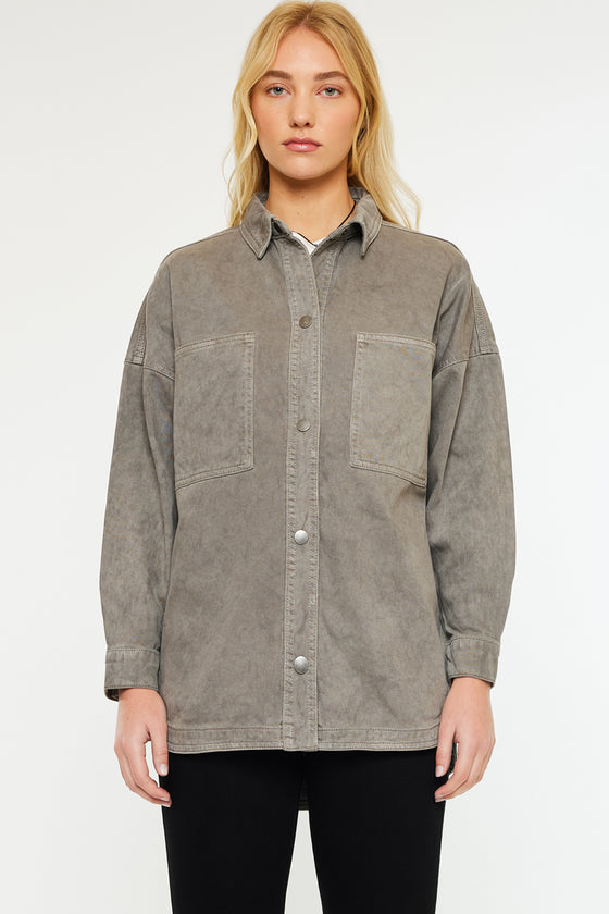 Claire Oversized Shirt Jacket - Official Kancan USA