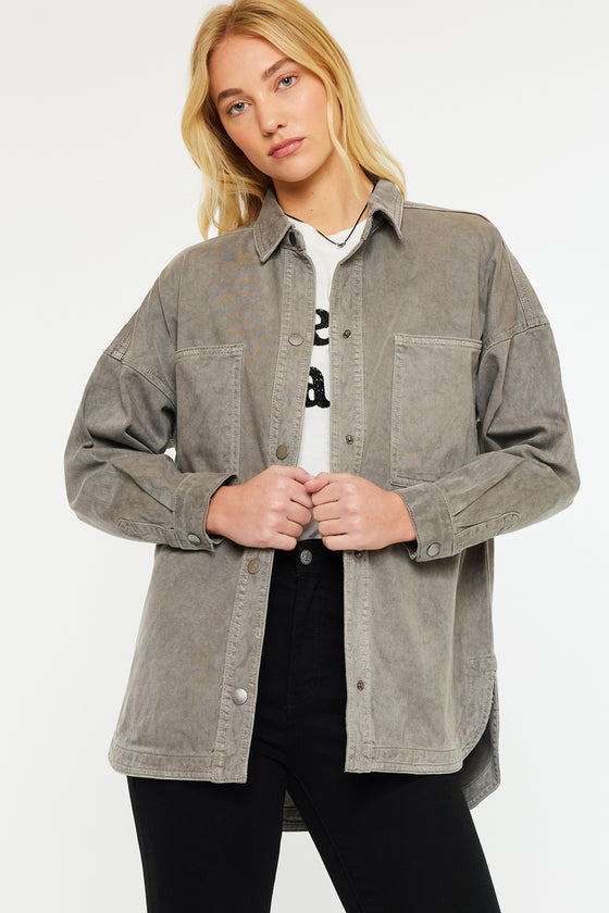 Claire Oversized Shirt Jacket - Official Kancan USA