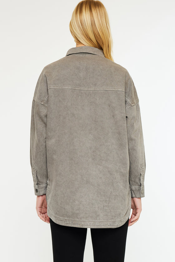 Claire Oversized Shirt Jacket - Official Kancan USA