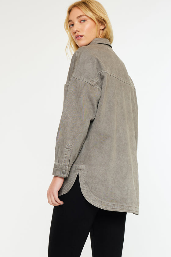 Claire Oversized Shirt Jacket - Official Kancan USA