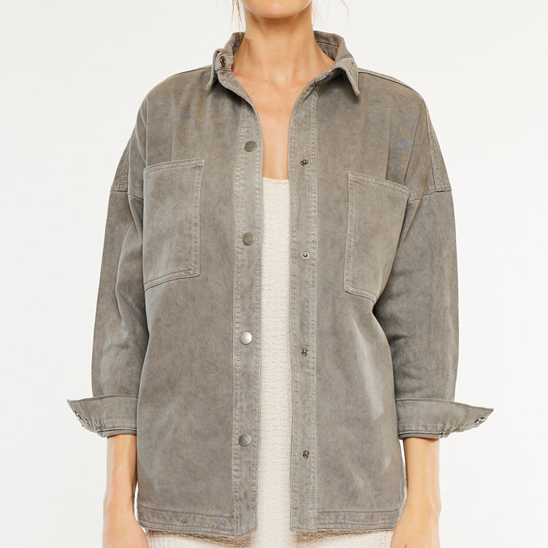 Claire Oversized Shirt Jacket - Official Kancan USA