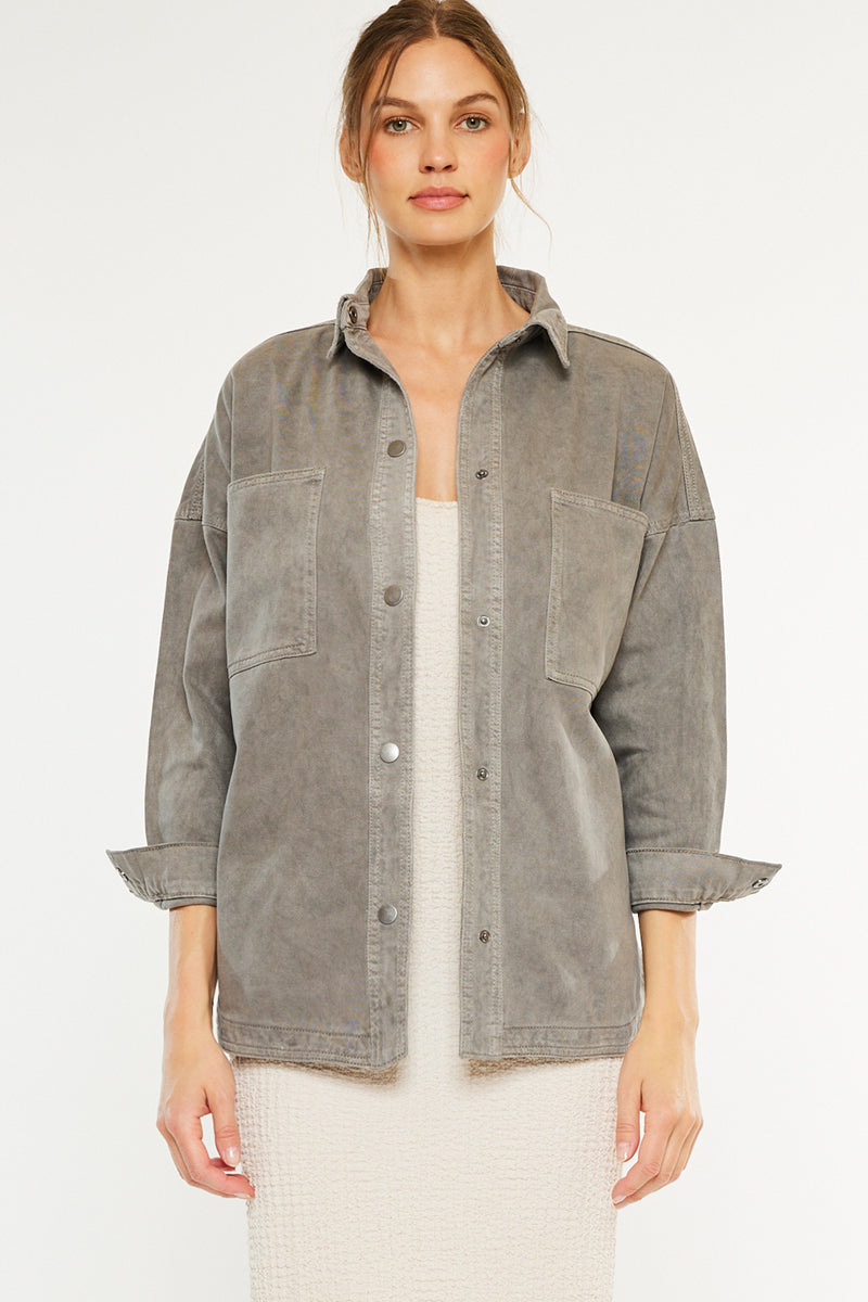 Claire Oversized Shirt Jacket