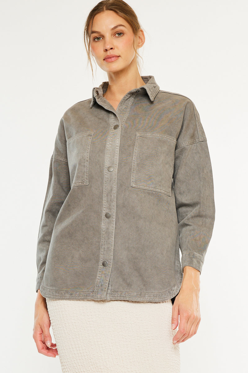 Claire Oversized Shirt Jacket - Official Kancan USA