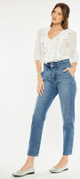 Enya Paperbag Mom Jeans - Official Kancan USA