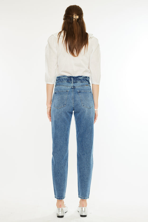 Enya Paperbag Mom Jeans - Official Kancan USA